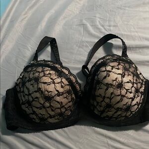 Vintage Black Lace Bra